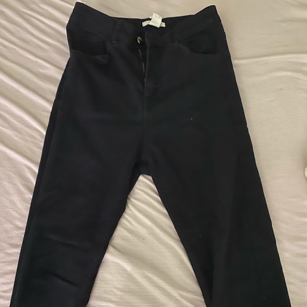 H&M High Waisted Black Skinny Jeans